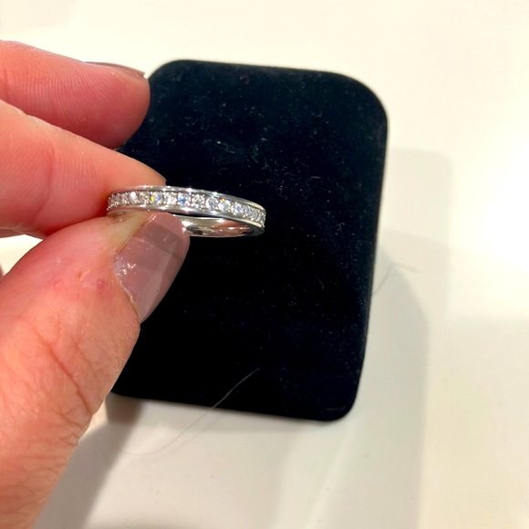Moissanite Band Ring - Picture 1 of 7